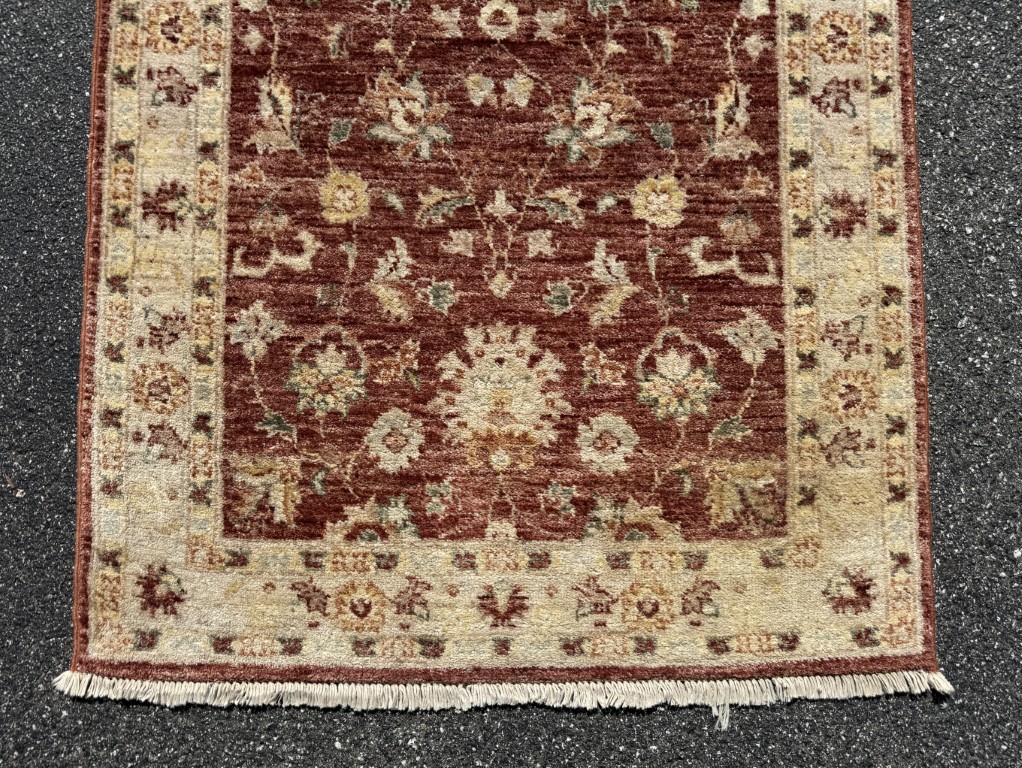 3x19 Ziegler Mahal-Style Hand-Knotted Runner 3x19 Ziegler Mahal-Style Hand-Knotted Runner
