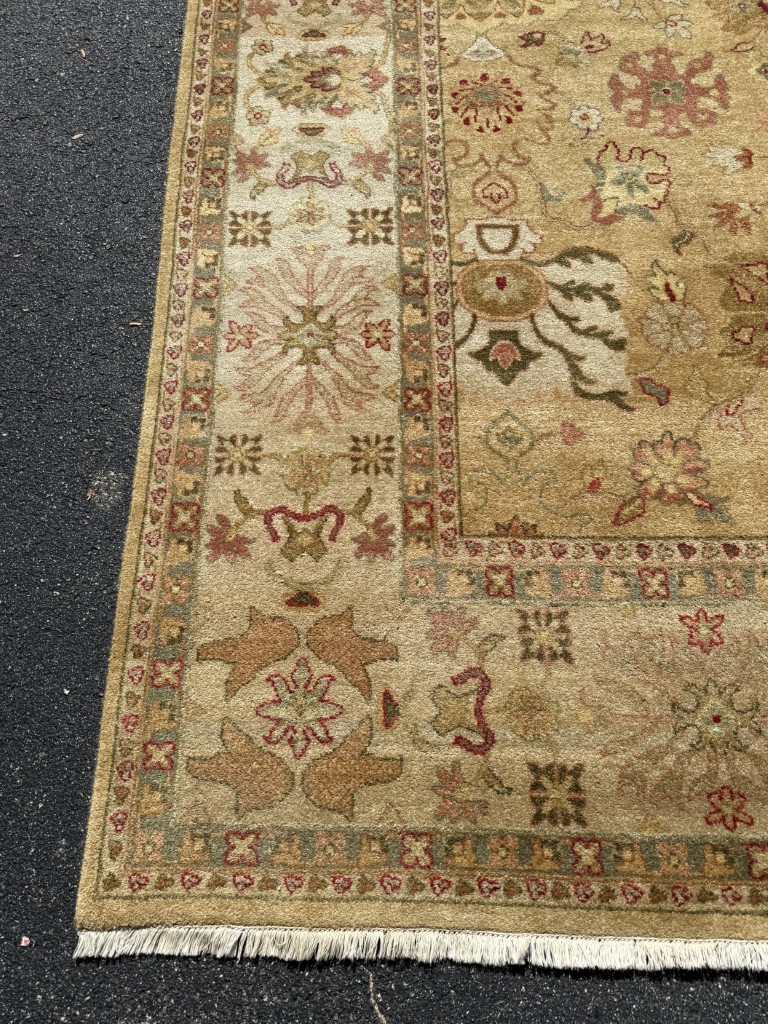 10x14 Oushak-Style Hand-Knotted Area Rug 10x14 Oushak-Style Hand-Knotted Area Rug