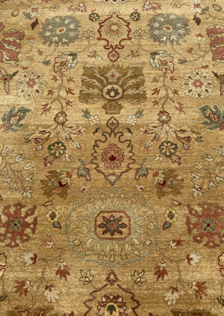 10x14 Oushak-Style Hand-Knotted Area Rug 10x14 Oushak-Style Hand-Knotted Area Rug