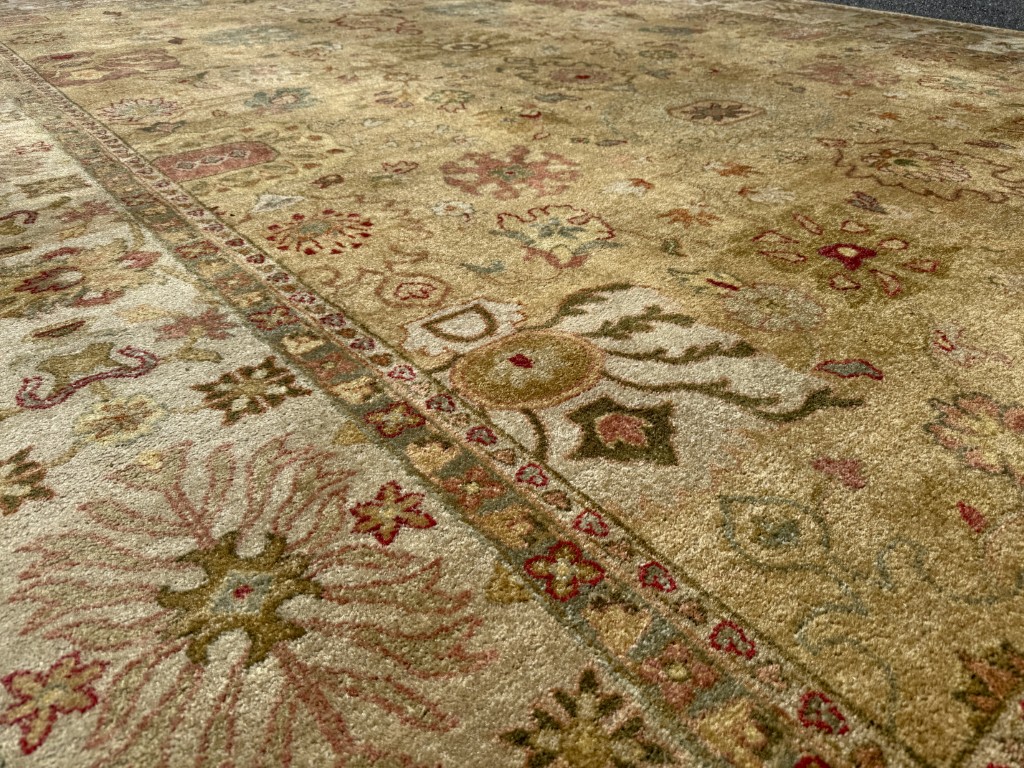 10x14 Oushak-Style Hand-Knotted Area Rug 10x14 Oushak-Style Hand-Knotted Area Rug