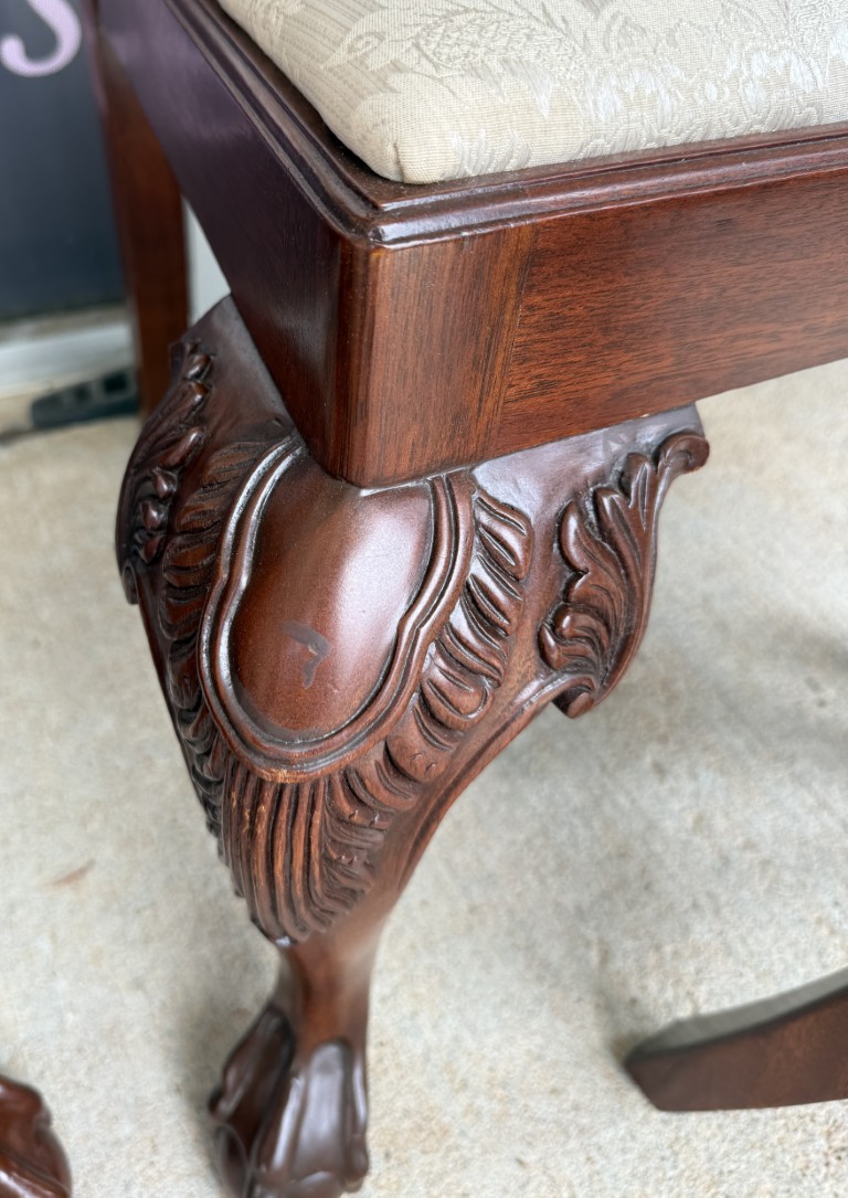 Set of 8 Hickory Chair Chippendale Dining Chairs Set of 8 Hickory Chair Chippendale Dining Chairs