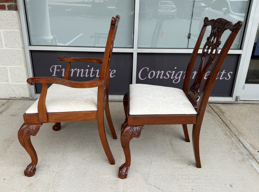 Set of 8 Hickory Chair Chippendale Dining Chairs Set of 8 Hickory Chair Chippendale Dining Chairs