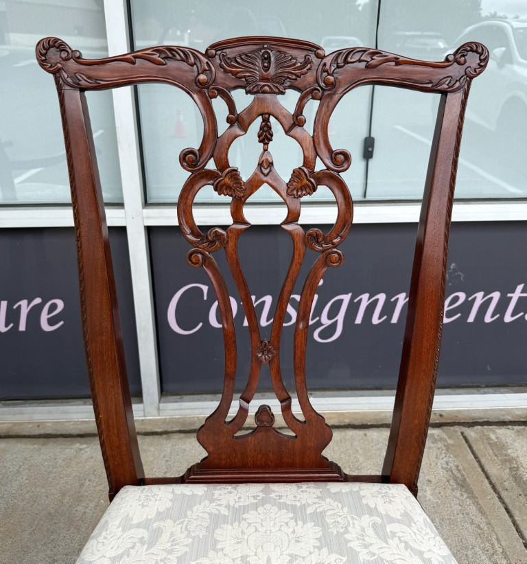 Set of 8 Hickory Chair Chippendale Dining Chairs Set of 8 Hickory Chair Chippendale Dining Chairs