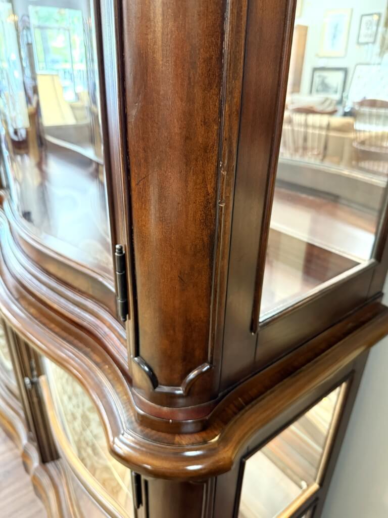 Bombe Front China Display Cabinet Bombe Front China Display Cabinet