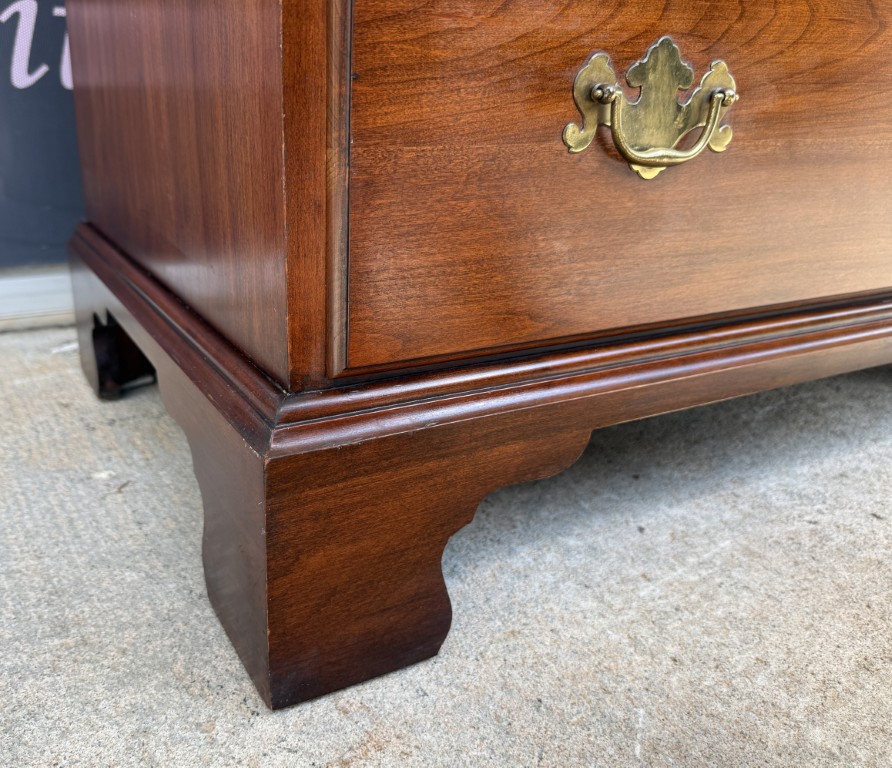 Henkel Harris Solid Black Cherry Chest of Drawers Model No. 115 Henkel Harris Solid Black Cherry Chest of Drawers Model No. 115
