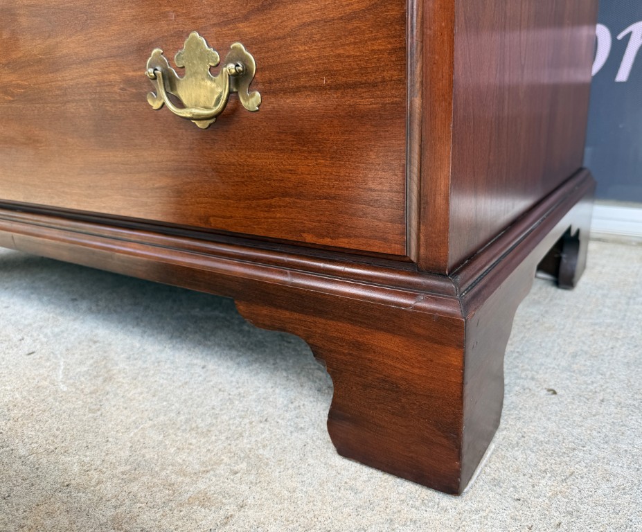 Henkel Harris Solid Black Cherry Chest of Drawers Model No. 115 Henkel Harris Solid Black Cherry Chest of Drawers Model No. 115