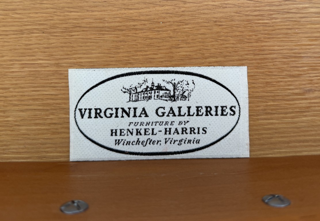 Henkel Harris Solid Black Cherry Chest of Drawers Model No. 115 Henkel Harris Solid Black Cherry Chest of Drawers Model No. 115