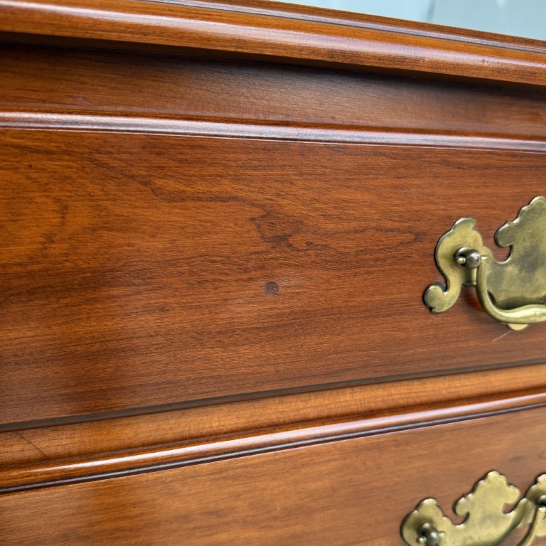 Henkel Harris Solid Black Cherry 4-Drawer Chest Model No. 2440 Henkel Harris Solid Black Cherry 4-Drawer Chest Model No. 2440