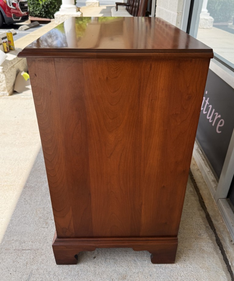 Henkel Harris Solid Black Cherry 4-Drawer Chest Model No. 2440 Henkel Harris Solid Black Cherry 4-Drawer Chest Model No. 2440