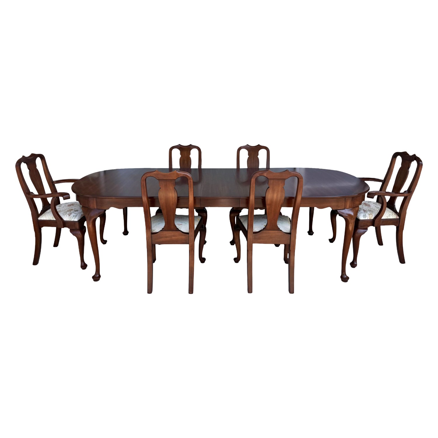 7 Piece Henkel Harris Solid Cherry Dining Set with 3 Leaves 7 Piece Henkel Harris Solid Cherry Dining Set with 3 Leaves
