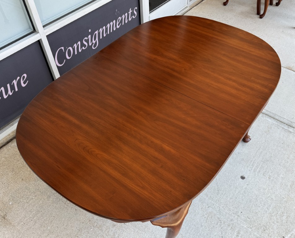 7 Piece Henkel Harris Solid Cherry Dining Set with 3 Leaves 7 Piece Henkel Harris Solid Cherry Dining Set with 3 Leaves