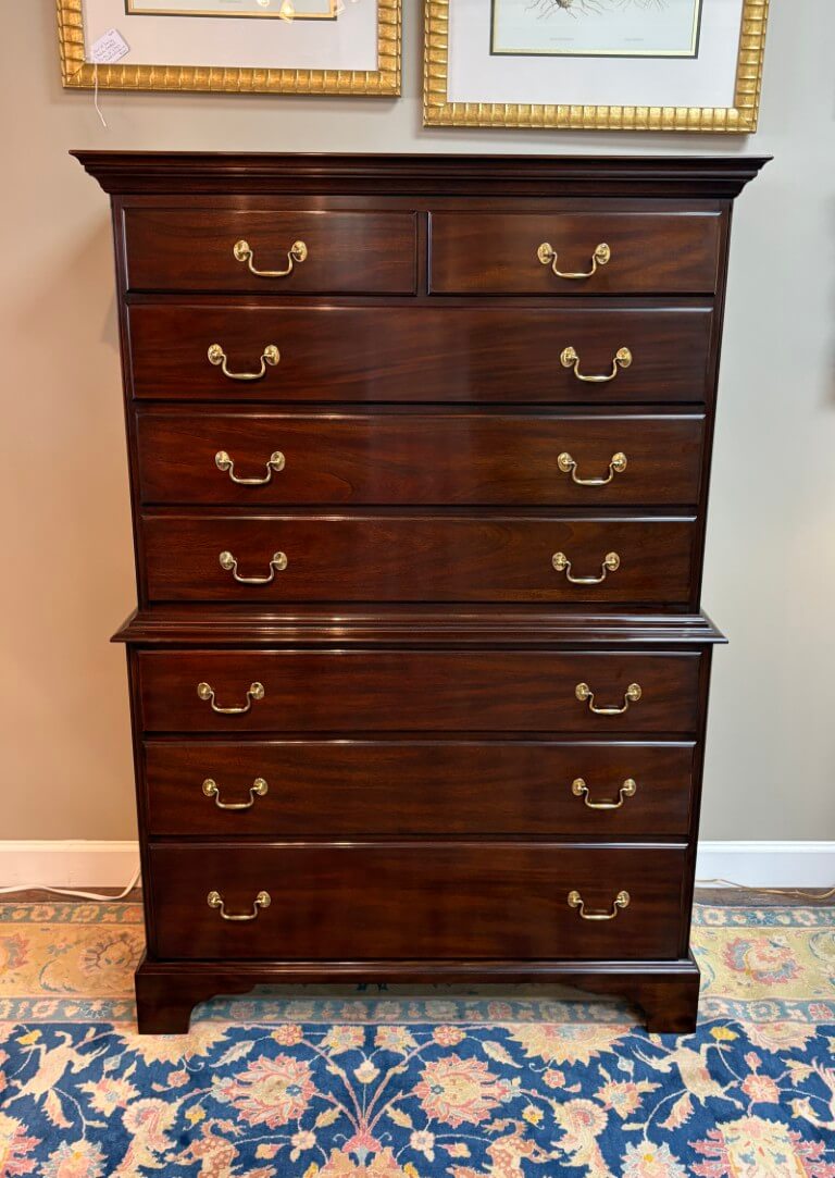 Henkel Harris Mahogany Chest on Chest #171 Henkel Harris Mahogany Chest on Chest #171