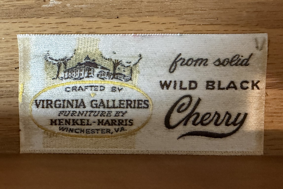 Henkel Harris Wild Black Cherry Bachelor's/Serving Chest #2401 Henkel Harris Wild Black Cherry Bachelor's/Serving Chest #2401