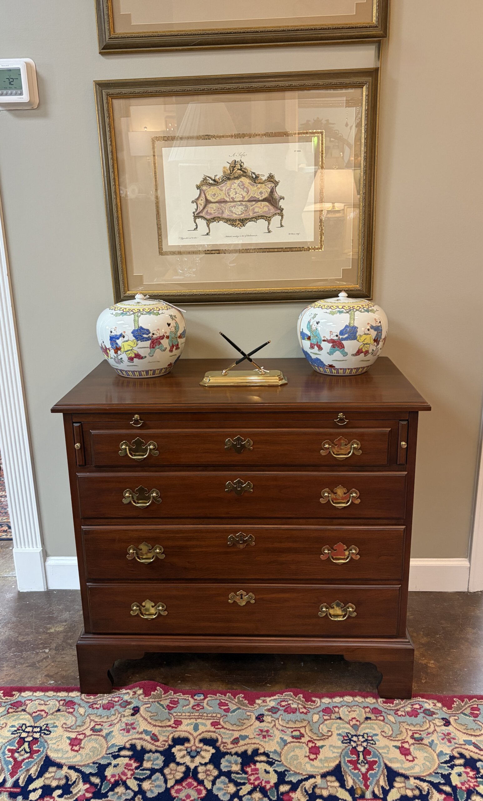 Henkel Harris Wild Black Cherry Bachelor's/Serving Chest #2401 Henkel Harris Wild Black Cherry Bachelor's/Serving Chest #2401