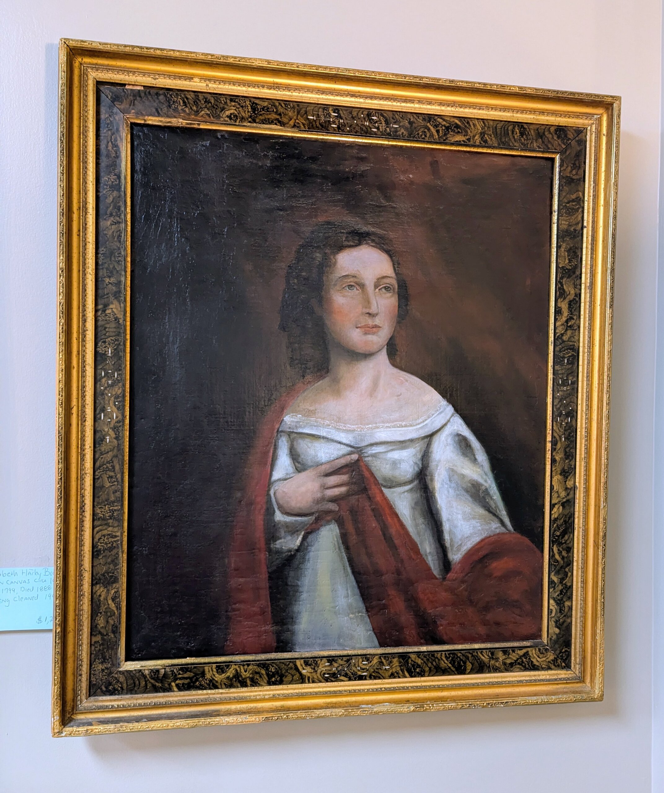 19th Century Portrait of Elizabeth Harby Broughton 19th Century Portrait of Elizabeth Harby Broughton