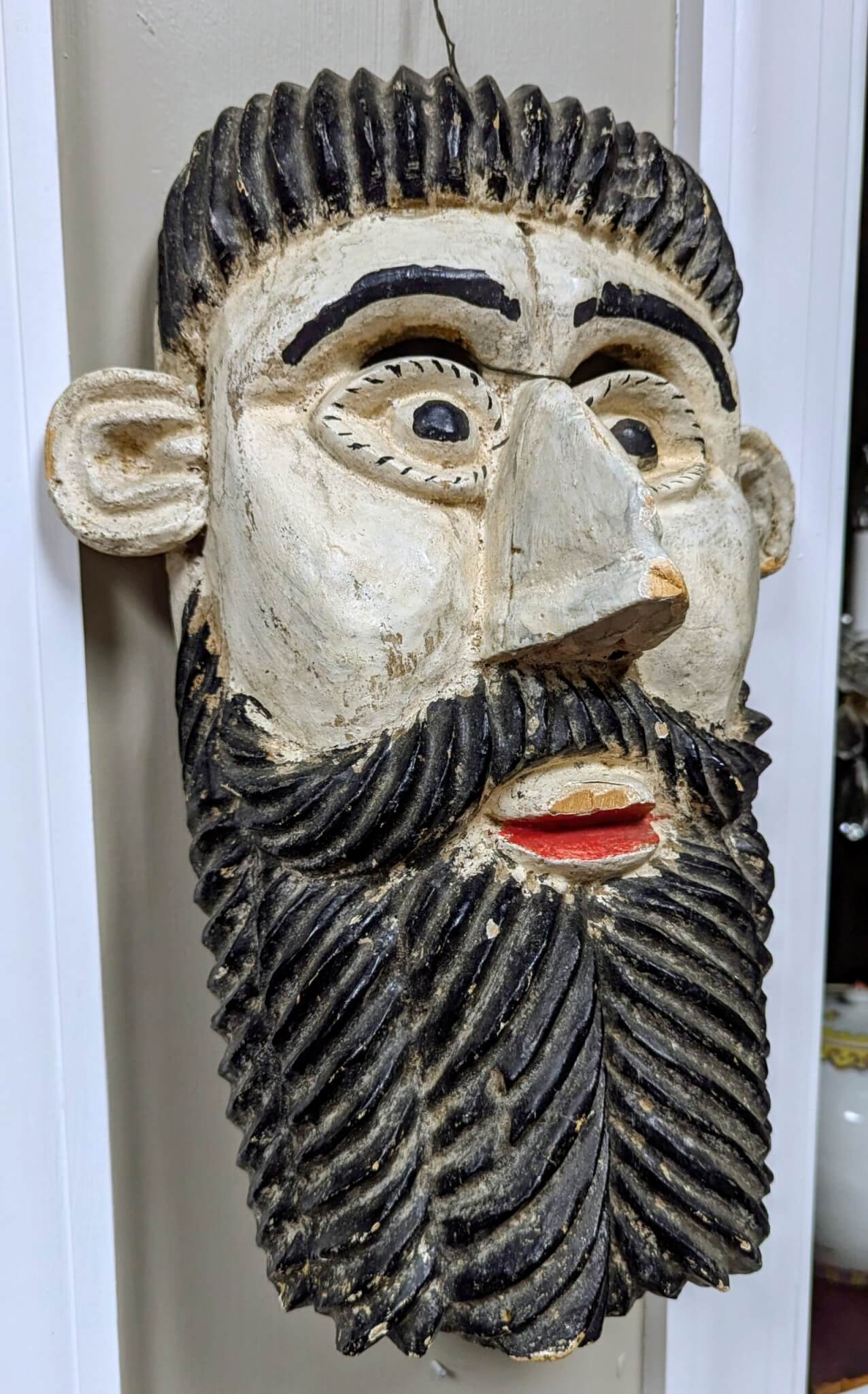 Mexican Folk Art Moro Mask Mexican Folk Art Moro Mask