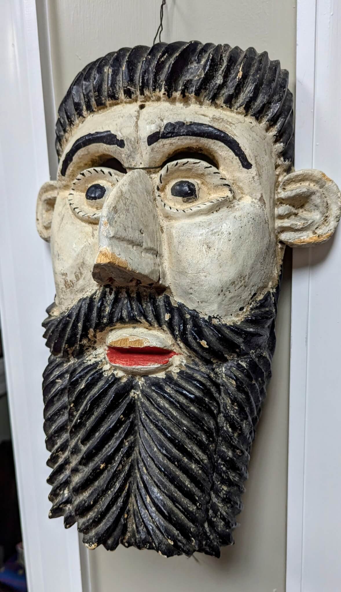 Mexican Folk Art Moro Mask Mexican Folk Art Moro Mask