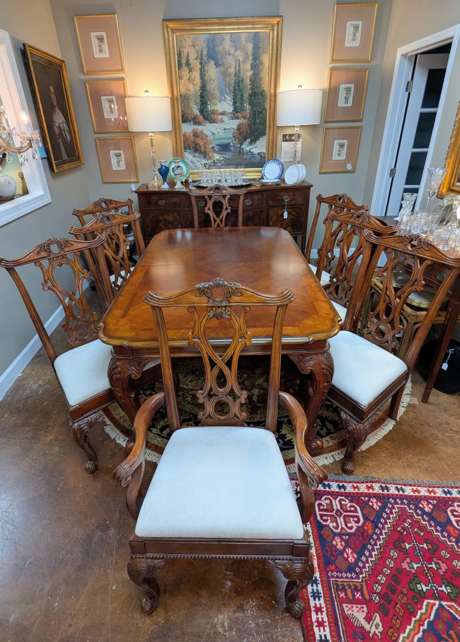 Broyhill Chippendale Style Dining Set Broyhill Chippendale Style Dining Set