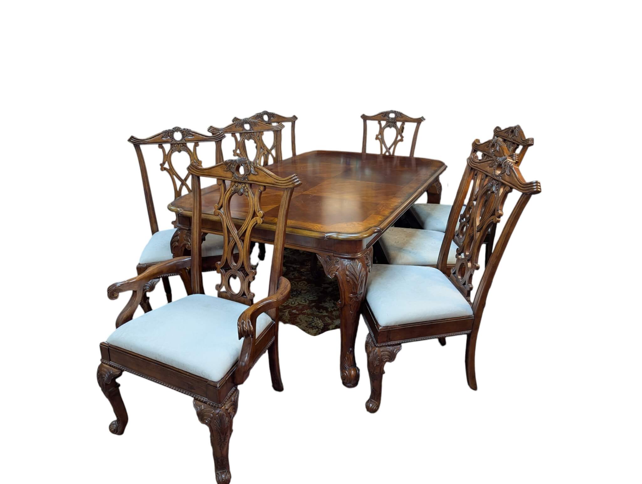 Broyhill Chippendale Style Dining Set Broyhill Chippendale Style Dining Set