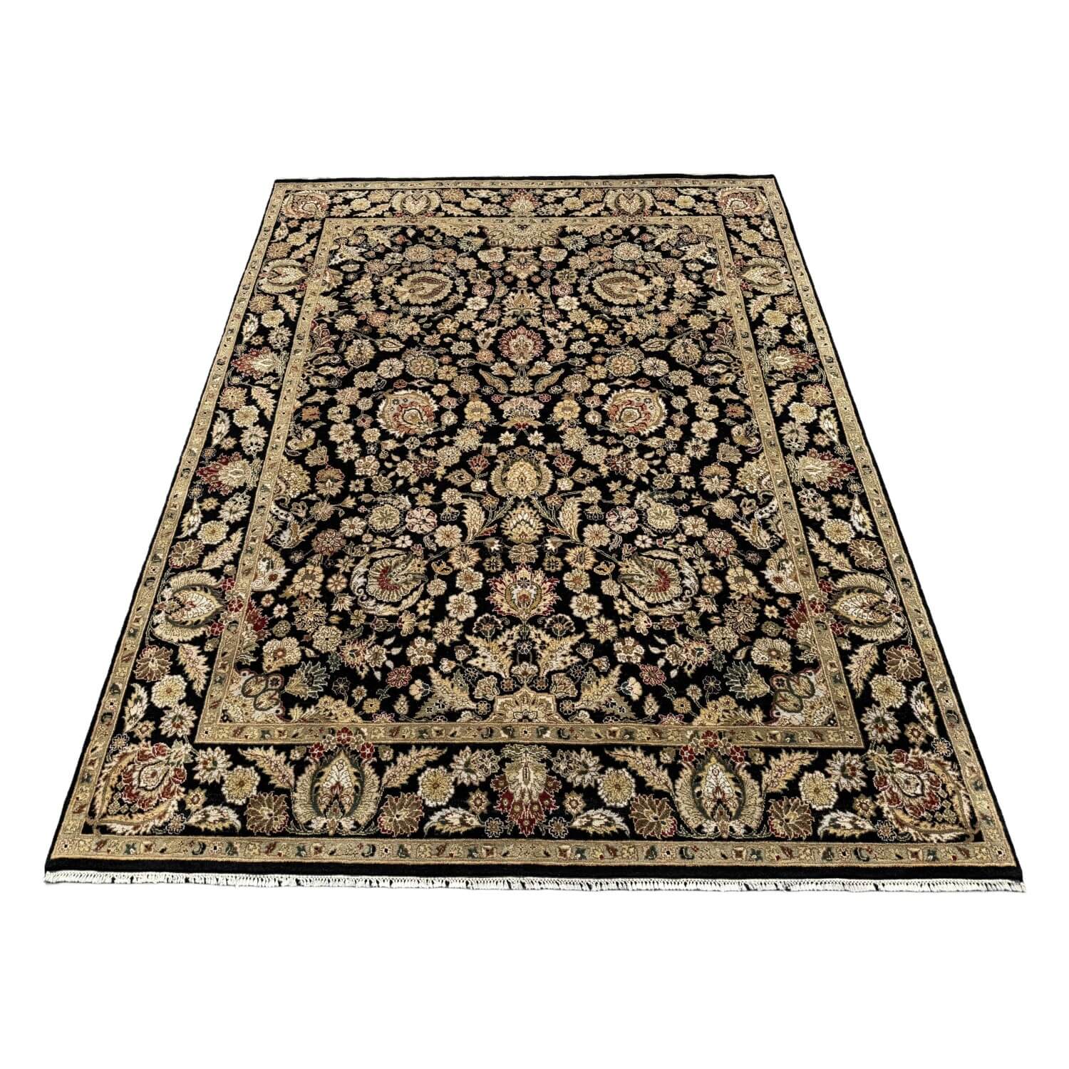 8x11 Capel Persian Tabriz-Style Hand-Knotted Area Rug 8x11 Capel Persian Tabriz-Style Hand-Knotted Area Rug