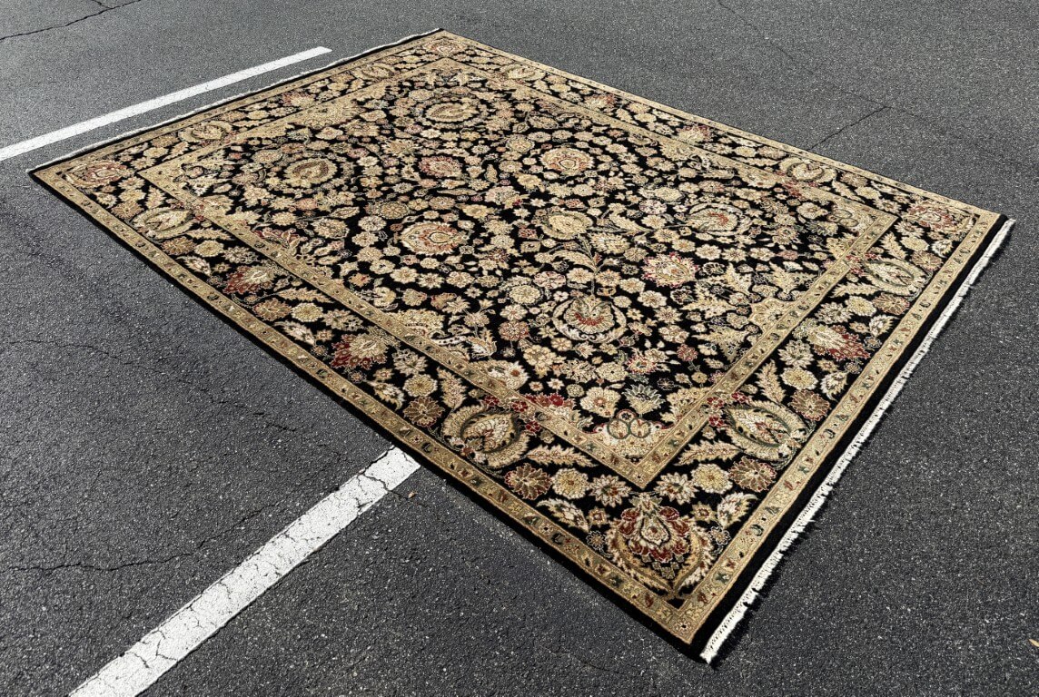 8x11 Capel Persian Tabriz-Style Hand-Knotted Area Rug 8x11 Capel Persian Tabriz-Style Hand-Knotted Area Rug