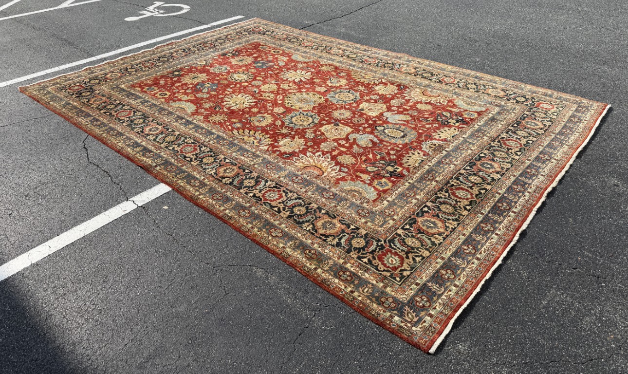 10x14 Ziegler Mahal–Style Hand-Knotted Area Rug - Professionally Cleaned 10x14 Ziegler Mahal–Style Hand-Knotted Area Rug - Professionally Cleaned