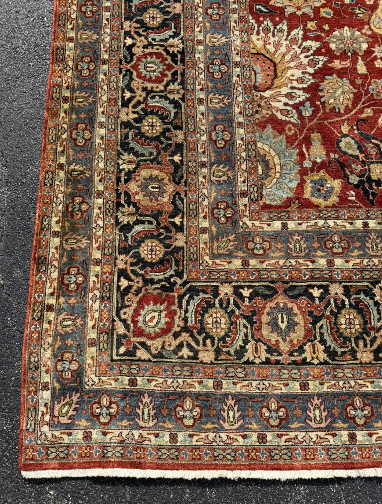 10x14 Ziegler Mahal–Style Hand-Knotted Area Rug - Professionally Cleaned 10x14 Ziegler Mahal–Style Hand-Knotted Area Rug - Professionally Cleaned