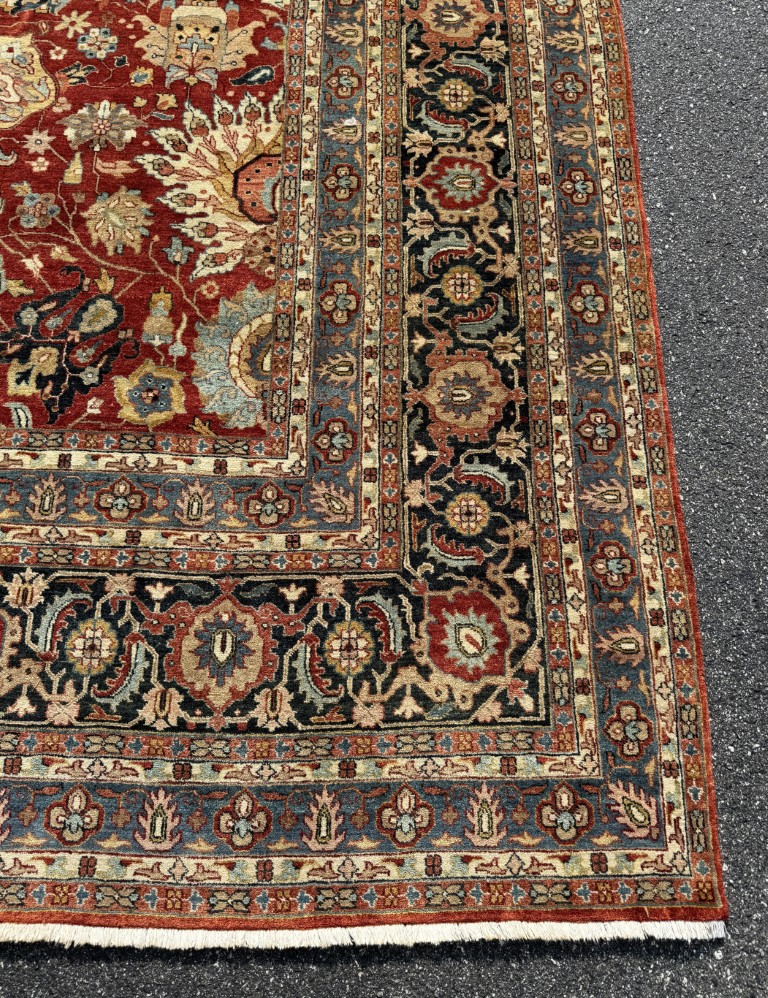 10x14 Ziegler Mahal–Style Hand-Knotted Area Rug - Professionally Cleaned 10x14 Ziegler Mahal–Style Hand-Knotted Area Rug - Professionally Cleaned