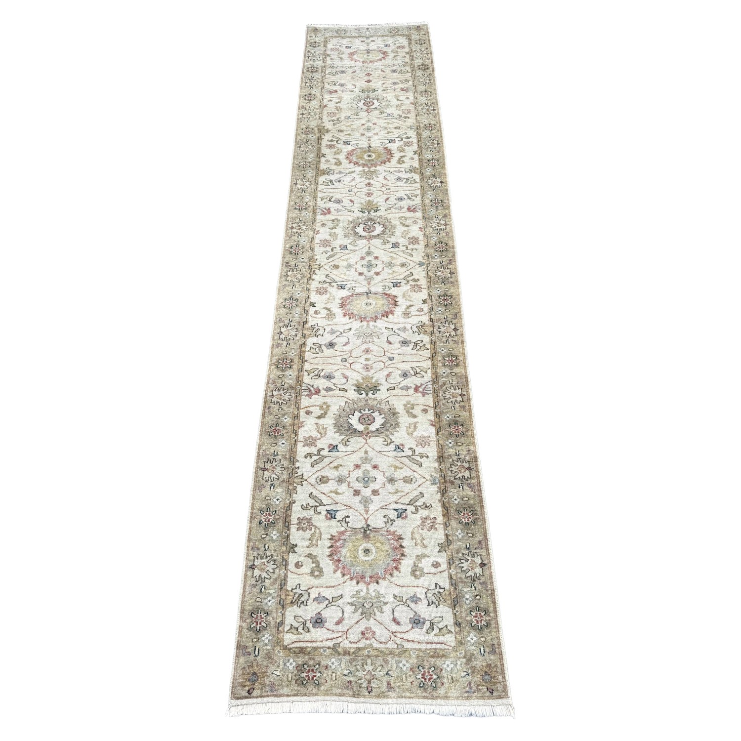 3x15 Ziegler Mahal–Style Hand-Knotted Runner 3x15 Ziegler Mahal–Style Hand-Knotted Runner