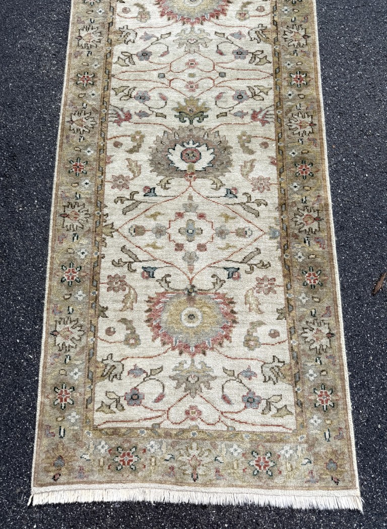 3x15 Ziegler Mahal–Style Hand-Knotted Runner 3x15 Ziegler Mahal–Style Hand-Knotted Runner
