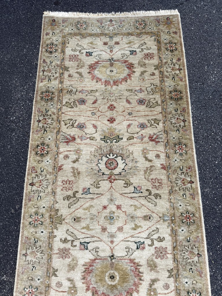 3x15 Ziegler Mahal–Style Hand-Knotted Runner 3x15 Ziegler Mahal–Style Hand-Knotted Runner