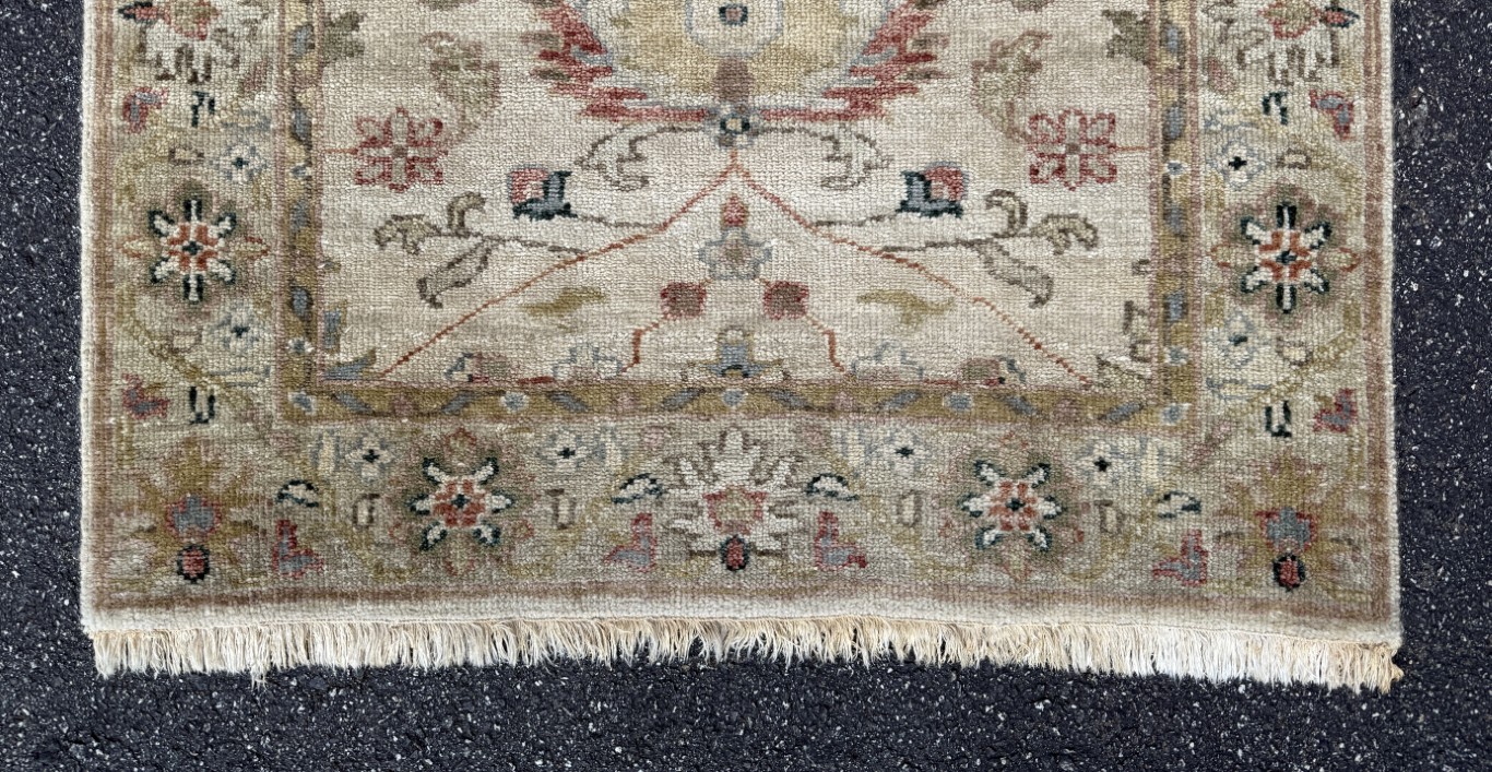 3x15 Ziegler Mahal–Style Hand-Knotted Runner 3x15 Ziegler Mahal–Style Hand-Knotted Runner