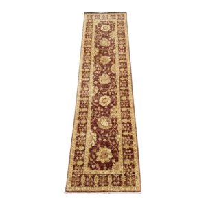 3x10 Rust Ziegler Sultanabad–Style Hand-Knotted Runner