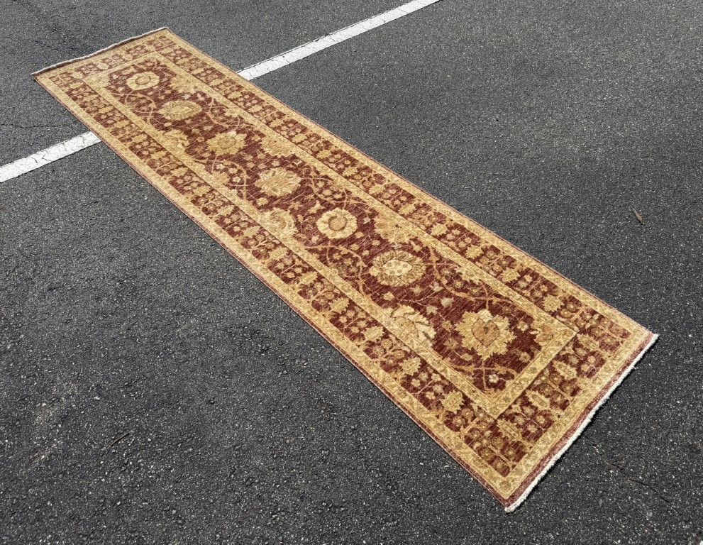 3x10 Rust Ziegler Sultanabad–Style Hand-Knotted Runner 3x10 Rust Ziegler Sultanabad–Style Hand-Knotted Runner