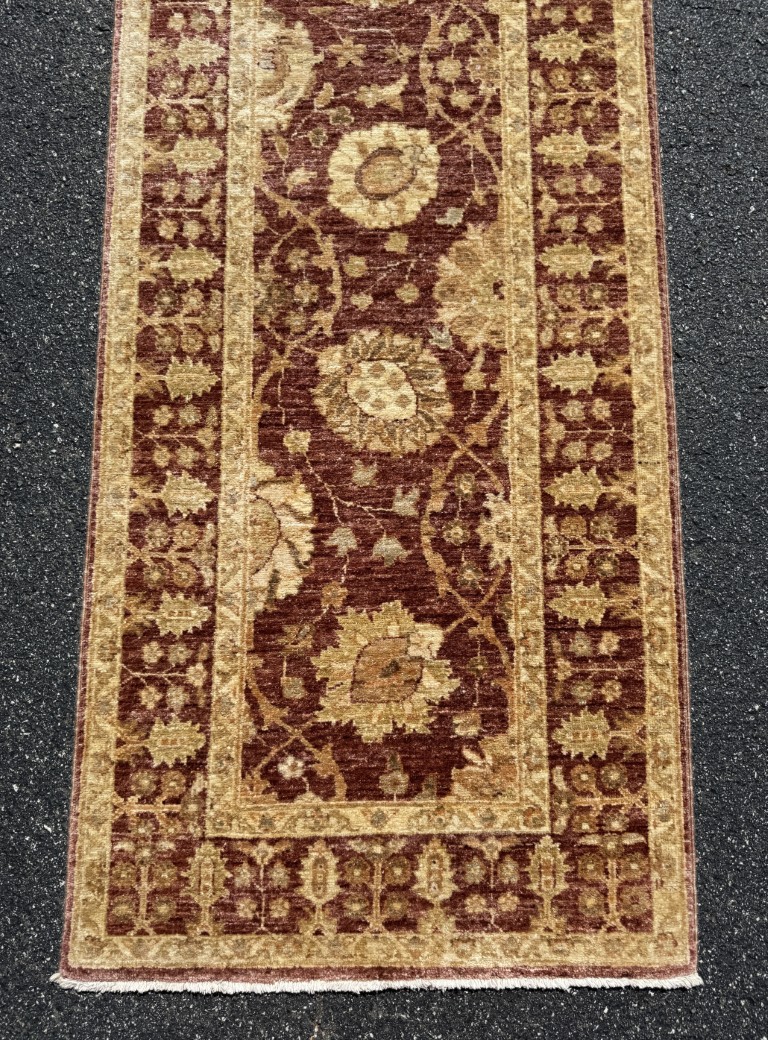 3x10 Rust Ziegler Sultanabad–Style Hand-Knotted Runner 3x10 Rust Ziegler Sultanabad–Style Hand-Knotted Runner