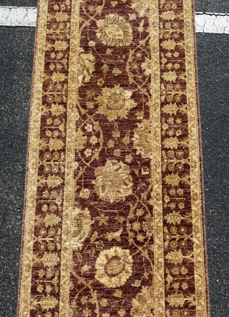 3x10 Rust Ziegler Sultanabad–Style Hand-Knotted Runner 3x10 Rust Ziegler Sultanabad–Style Hand-Knotted Runner