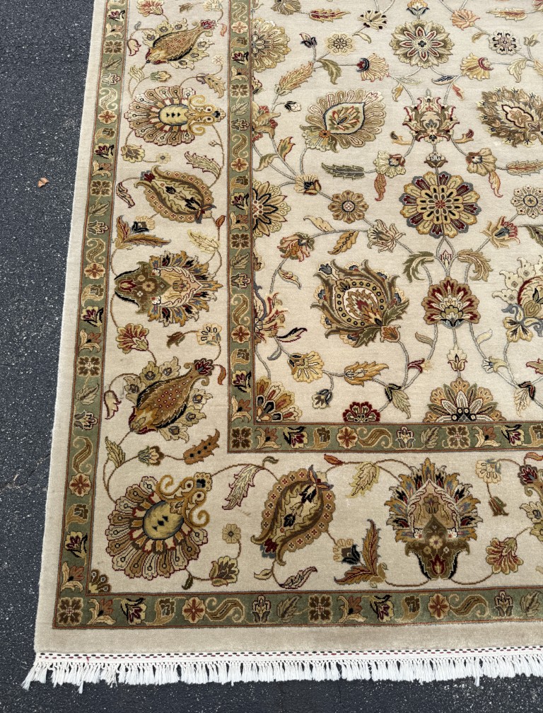 9x12 Persian Tabriz-Style Hand-Knotted Area Rug 9x12 Persian Tabriz-Style Hand-Knotted Area Rug