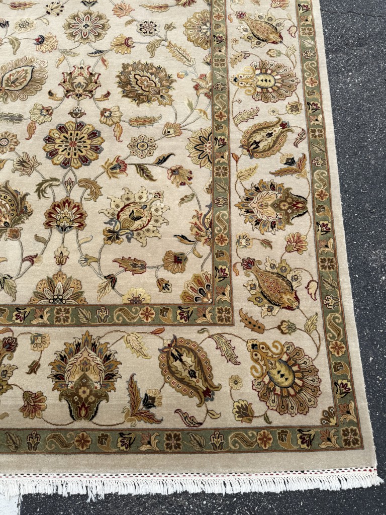 9x12 Persian Tabriz-Style Hand-Knotted Area Rug 9x12 Persian Tabriz-Style Hand-Knotted Area Rug