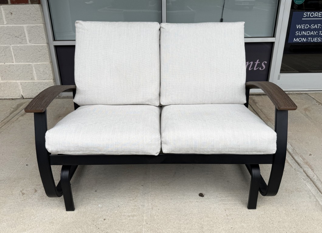 Outdoor Telescope Casual Belle Isle Cushion Aluminum Glider Loveseat Outdoor Telescope Casual Belle Isle Cushion Aluminum Glider Loveseat