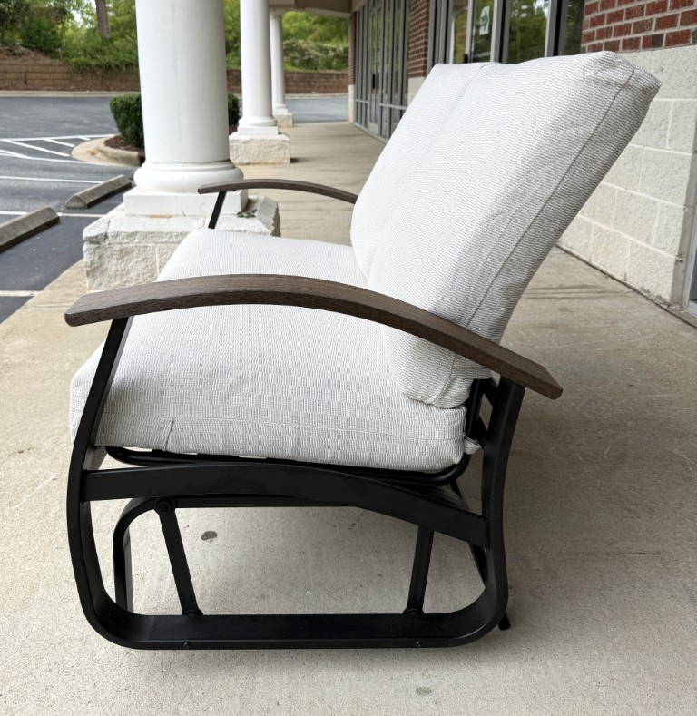 Outdoor Telescope Casual Belle Isle Cushion Aluminum Glider Loveseat Outdoor Telescope Casual Belle Isle Cushion Aluminum Glider Loveseat