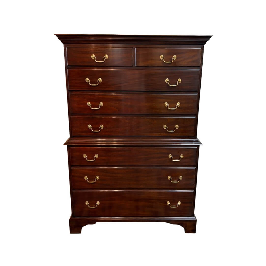 Henkel Harris Mahogany Chest on Chest #171 Henkel Harris Mahogany Chest on Chest #171