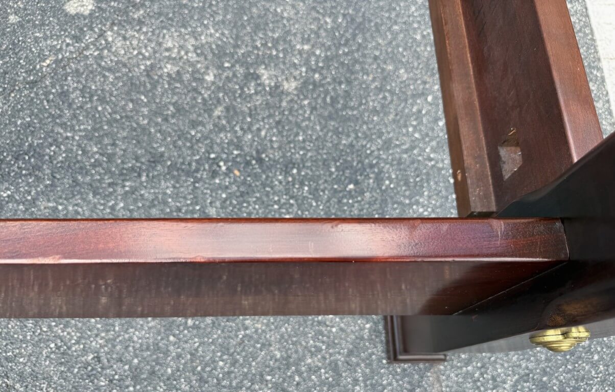 Lexington Queen Size Mahogany Rice Carved Poster Bed Frame Lexington Queen Size Mahogany Rice Carved Poster Bed Frame