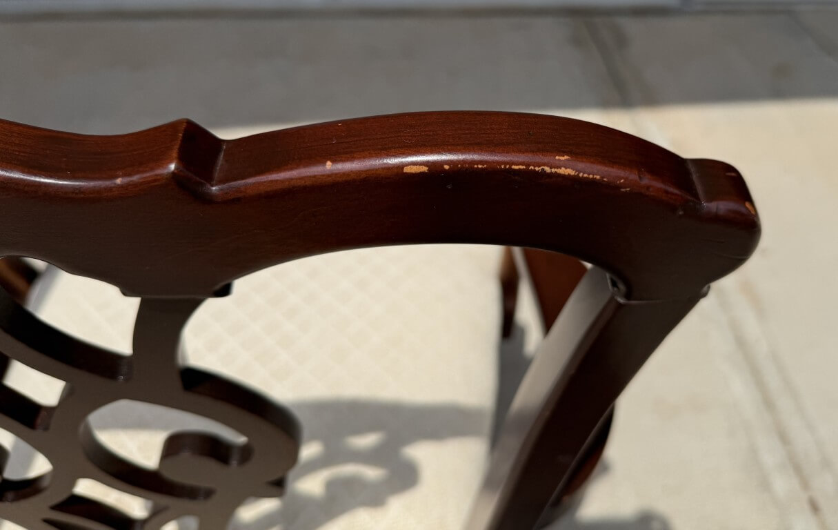 Set of 6 Mahogany Chippendale-Style Dining Chairs Set of 6 Mahogany Chippendale-Style Dining Chairs