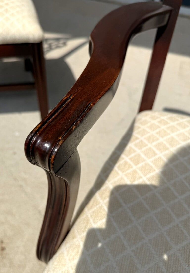 Set of 6 Mahogany Chippendale-Style Dining Chairs Set of 6 Mahogany Chippendale-Style Dining Chairs