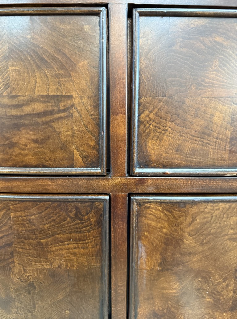Universal Furniture Transitional Burled-Finish Gentleman's Chest Universal Furniture Transitional Burled-Finish Gentleman's Chest