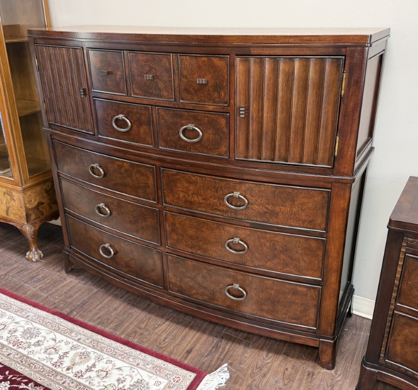 Universal Furniture Transitional Burled-Finish Gentleman's Chest Universal Furniture Transitional Burled-Finish Gentleman's Chest