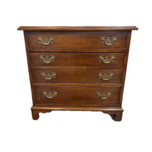 Mahogany Small Scale Four Drawer Chest/Nightstand