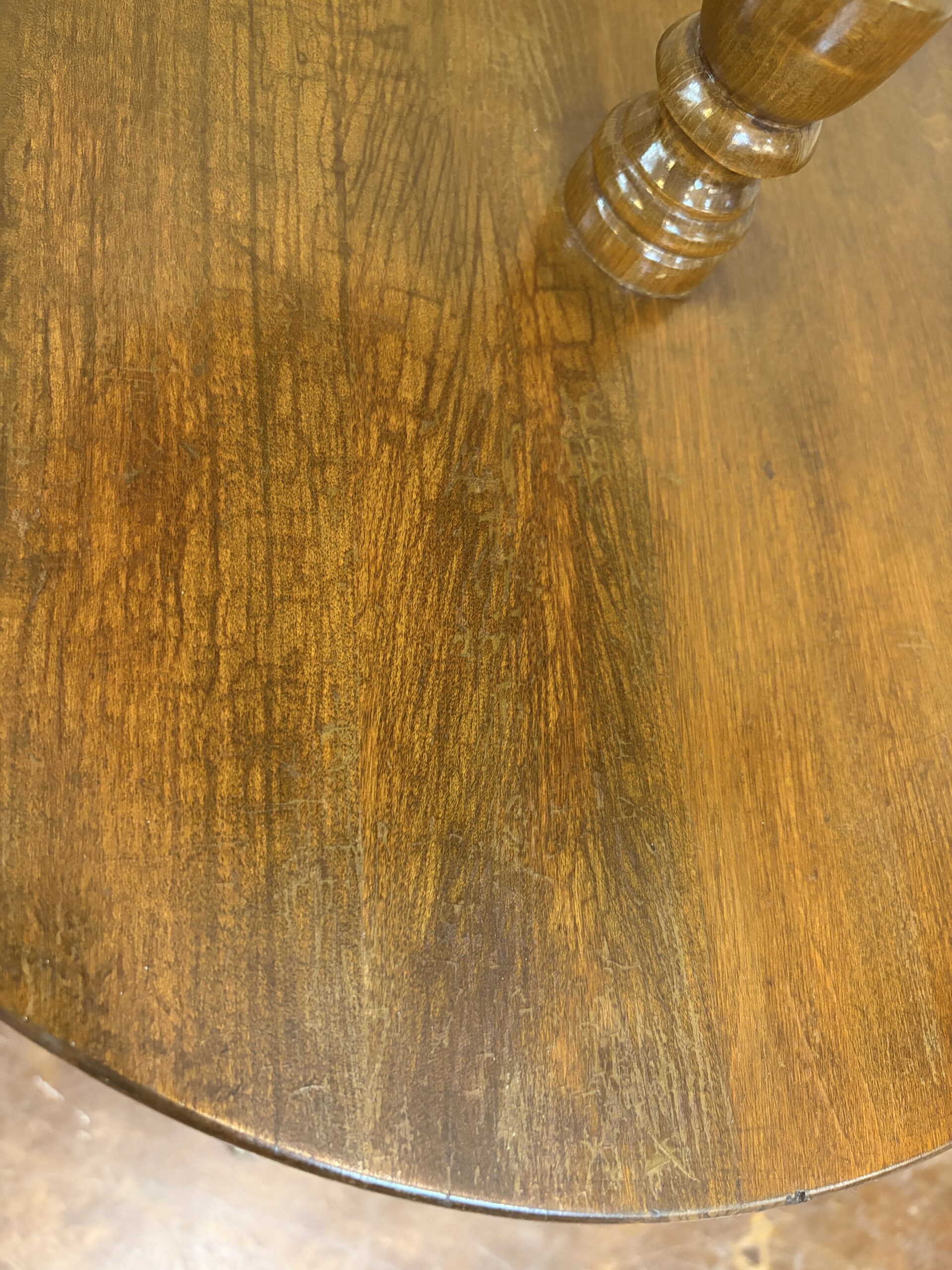 Walnut Two Tier Round Side Table/Dumbwaiter/Plant Stand Walnut Two Tier Round Side Table/Dumbwaiter/Plant Stand