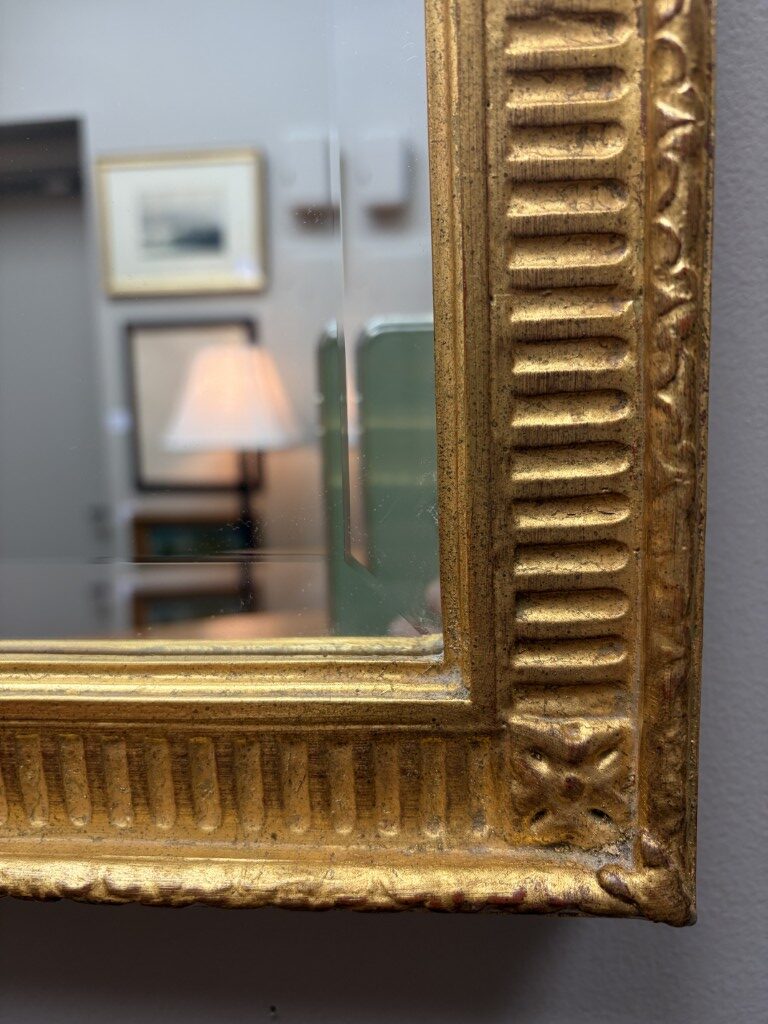 Carvers' Guild Gold Gilt Beveled 'French Hunt' Mirror Carvers' Guild Gold Gilt Beveled 'French Hunt' Mirror