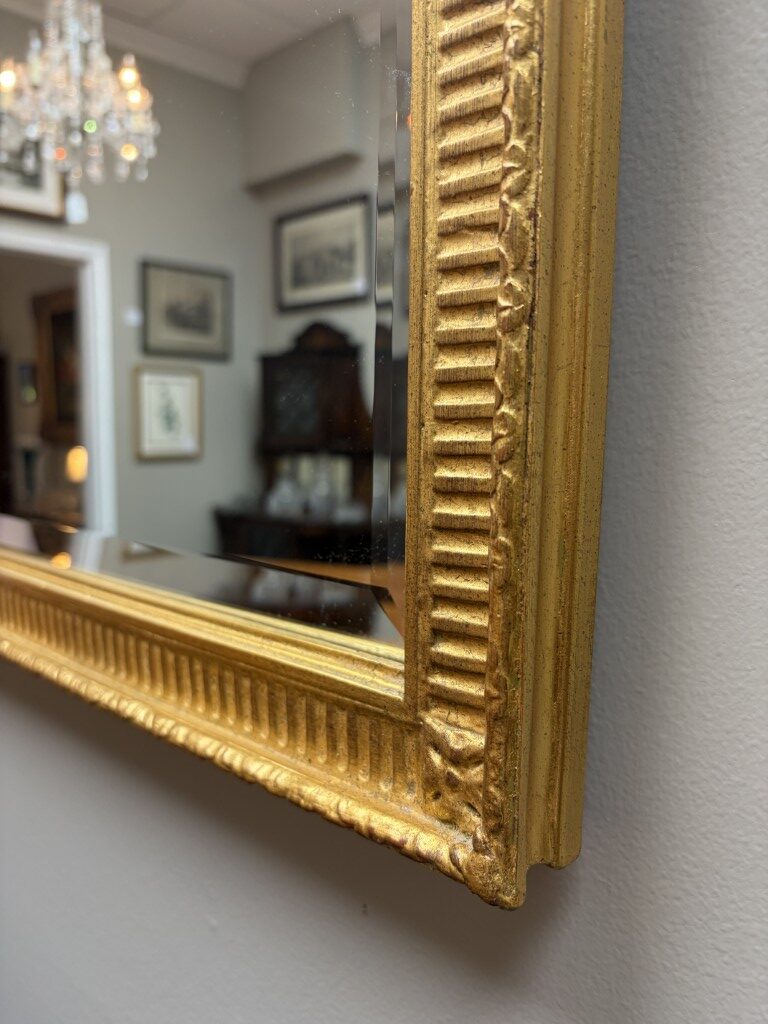 Carvers' Guild Gold Gilt Beveled 'French Hunt' Mirror Carvers' Guild Gold Gilt Beveled 'French Hunt' Mirror
